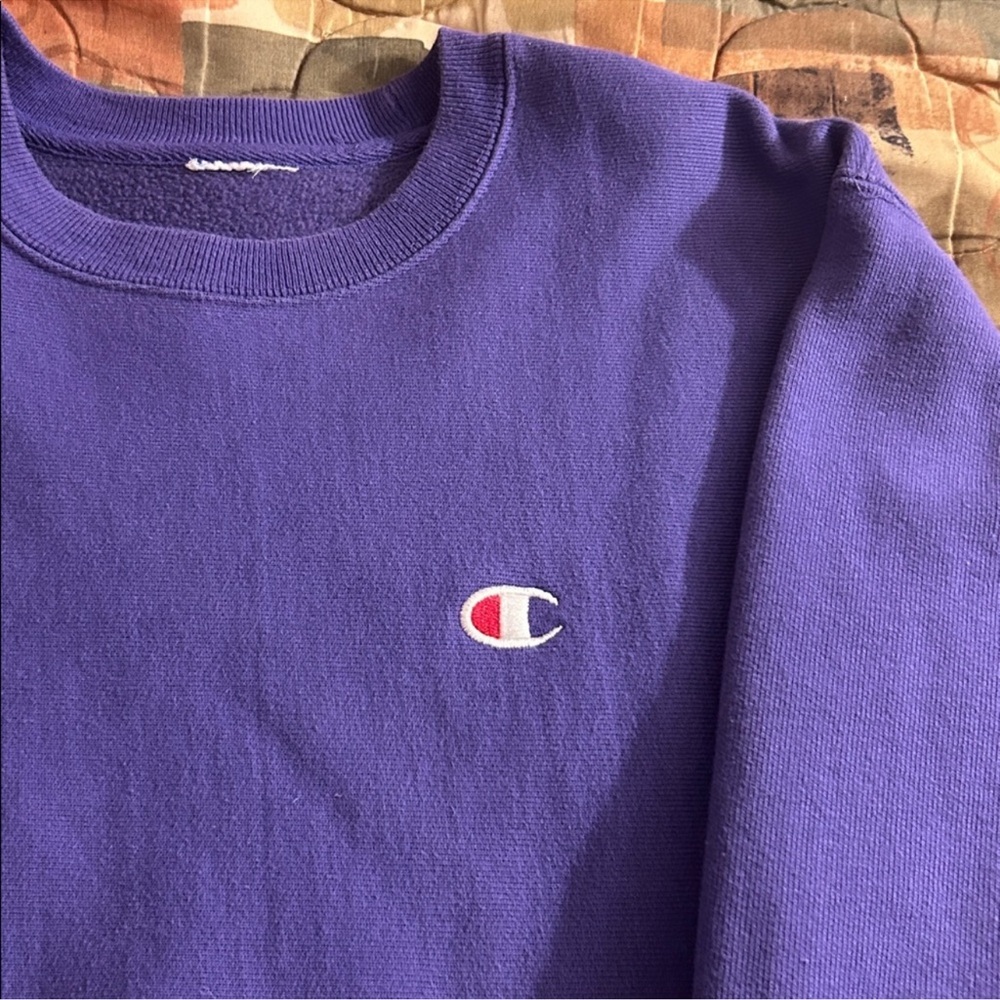 Champion Purple Sweater - Picture 3 of 6